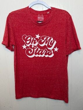 Royce Brand Women’s Red 'Oh My Stars' Short Sleeve Tee